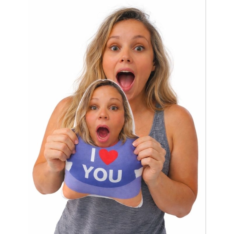 Almofada Boneca Personalizado com seu rosto/ Foto  Presente criativo divertido engraçado