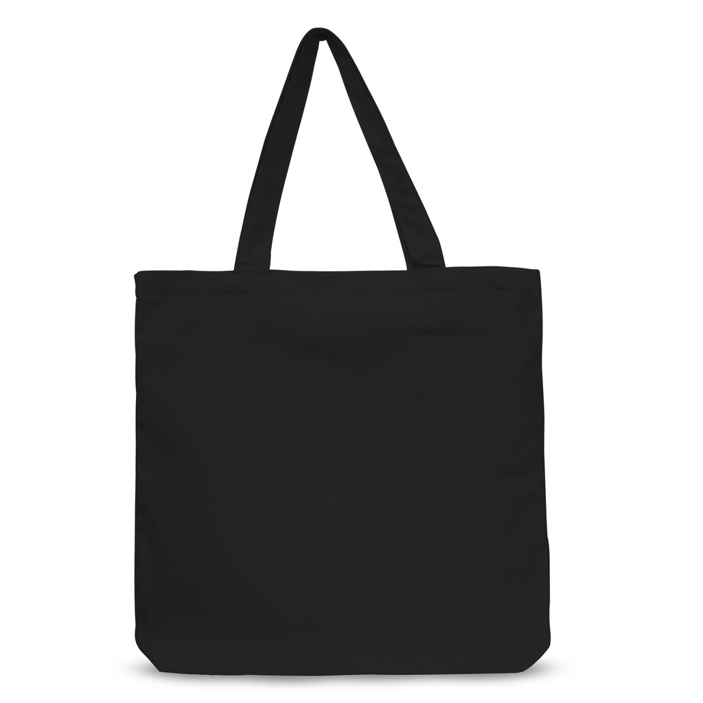 Ecobag preta 100% Algodão P - 30 cm(Comprimento)x 40 cm(Altura)