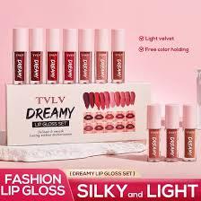 Gloss Labial Dreamy.À Prova D'Água, Longa Duração, Acabamento Delicado e Suave, Fórmula Não Pegajosa Valor da unidade