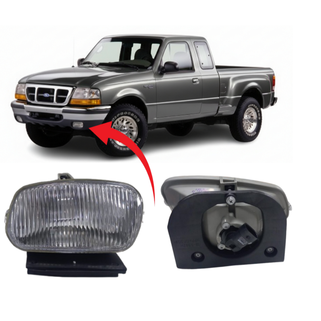 Farol de Milha Completo Lado Esquerdo Ford Ranger 1998 1999 2000 2003 2004