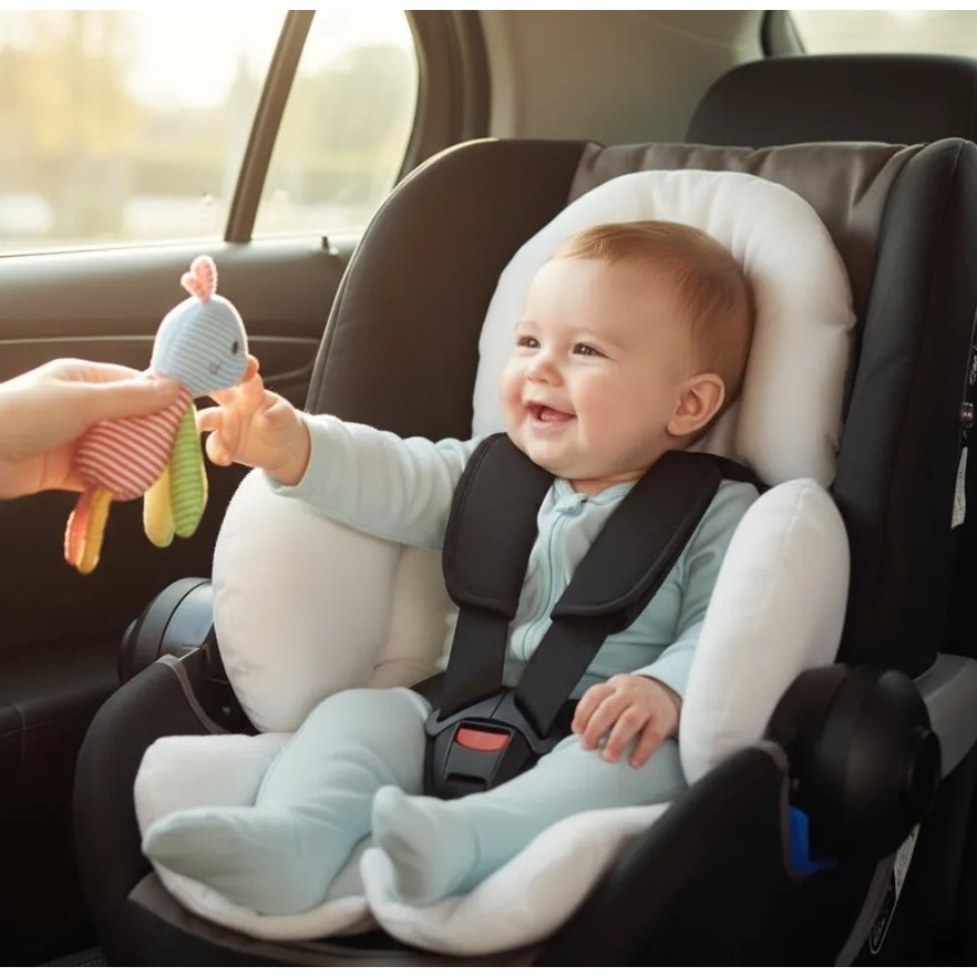 Colchonete Apoio de corpo Redutor  De Bebê Conforto E Carrinho Super Macio