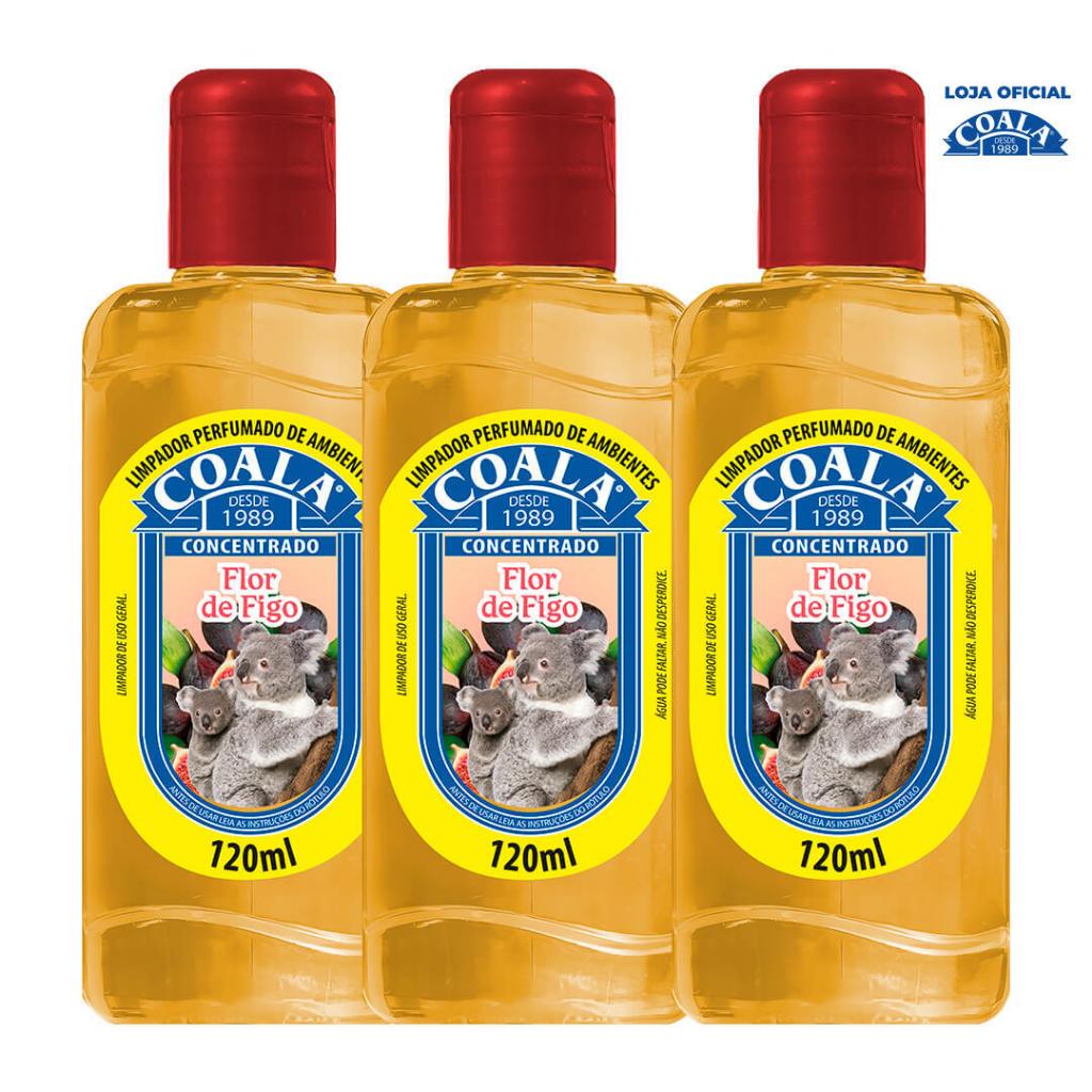 Combo 3 Limpadores Perfumados de Ambientes Coala - Flor de Figo