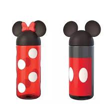 Garrafa com tampa Minnie OU Mickey 320 ml