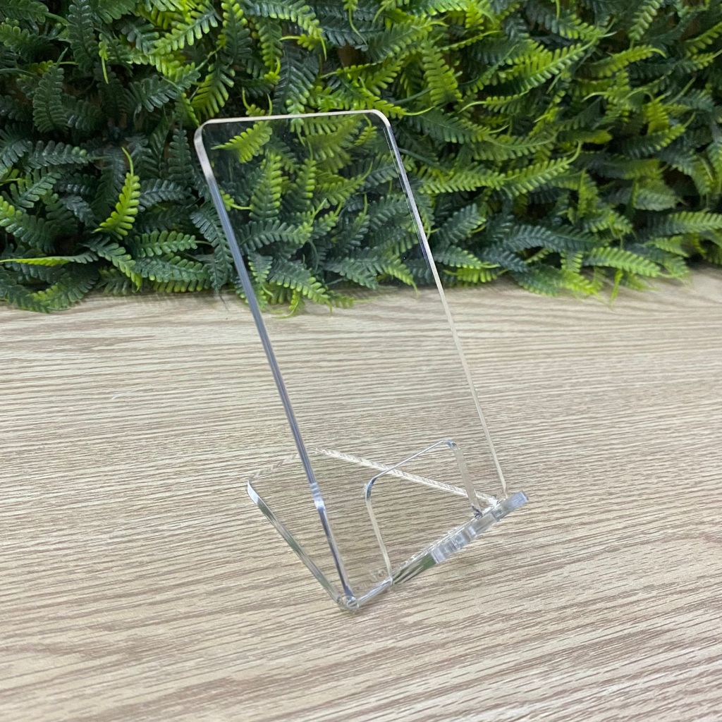 Suporte Universal para Celular e Smartphone Produzido em Acrílico Cast Importado Cristal 3mm