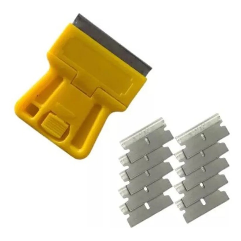 Kit Mini Ratinho Raspador Insulfilm Peliculas Com 10 Laminas