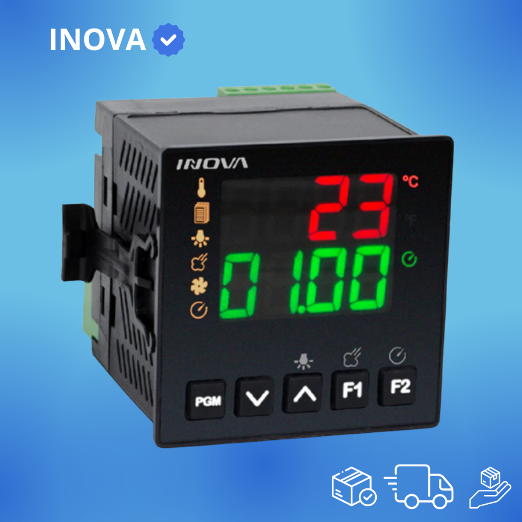 CONTROLADOR DE TEMPO E TEMP INV-YB1-13-J-H 220V - INOVA