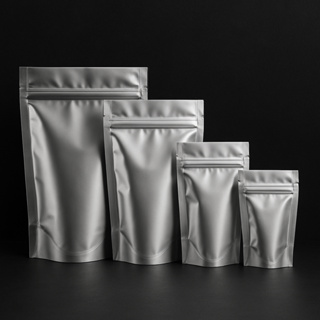 50 Unidades - Embalagem Saco Saquinho StandUp Pouch Metalizado Zip Lock Ziper - Escolha o tamanho em Oferta na Shopee