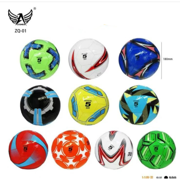 KIT COM 2, 3, 4 E 5 UNIDADES DE BOLA DE FUTEBOL COR ALEATORIA *NÃO ACOMPANHA BOMBA*