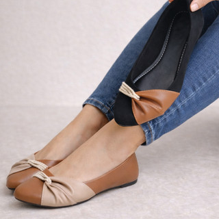 Sapatilha Cordão Feminina Rasteira Estilo Clássico com Nó Trançado – Confortável