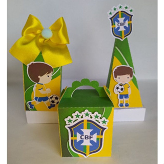 KIT 30 caixinhas Lembracinhas Personalizadas- COPA DO MUNDO-BRASIL festas em Oferta na Shopee
