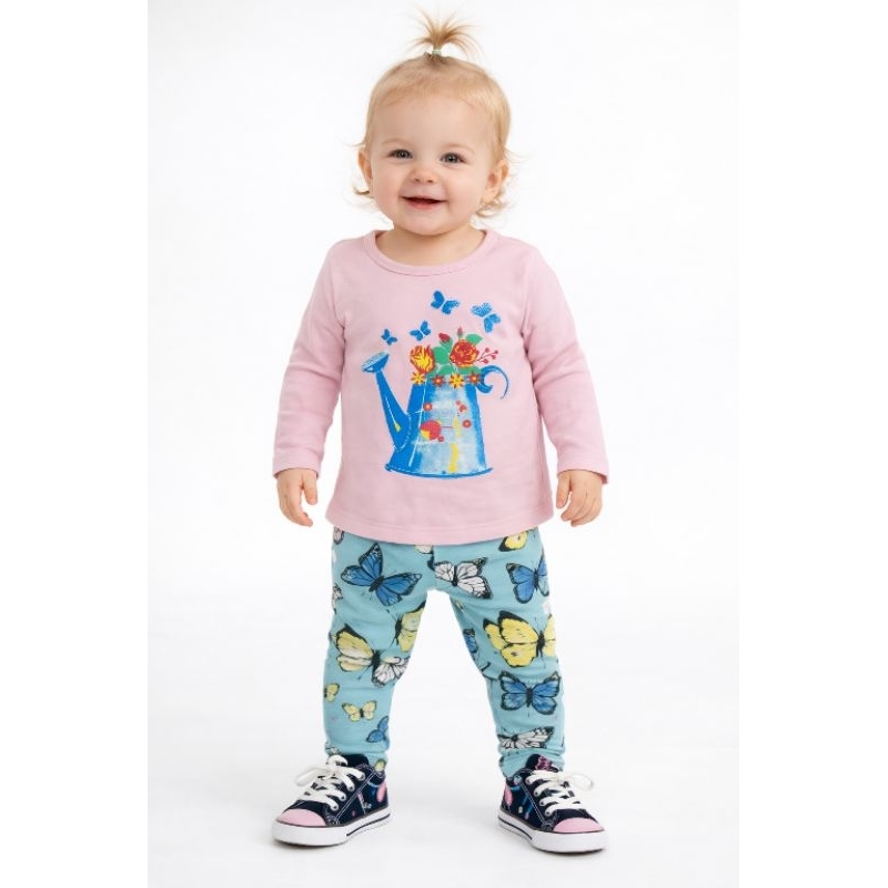 Conjunto infantil Menina Feminino Meia Estação Frio Inverno Tamanho 3 anos