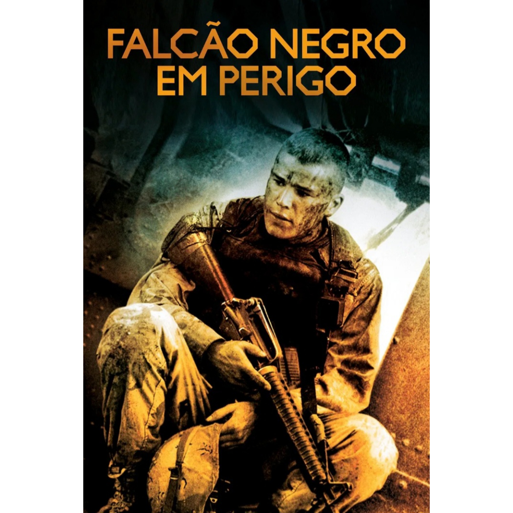 DVD Falcão Negro em Perigo - 2001 - (Dual-Áudio/Dublado) - 1080p HD Por 25.99