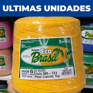 BARBANTE ECO BRASIL COR AMARELO OURO OU ROSA CHÁ OU VERDE CLARO EDIÇÃO LIMITADA -  ESCOLHA A COR em Oferta na Shopee