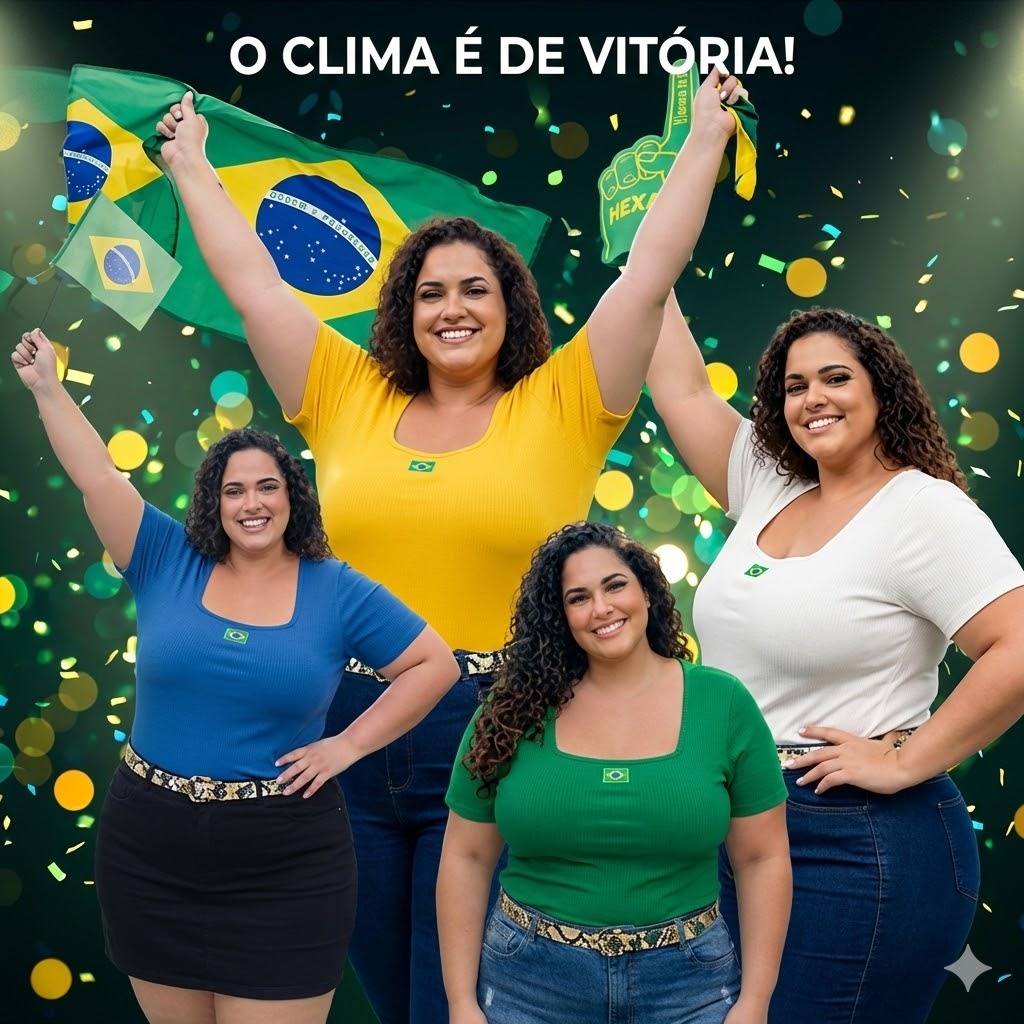 Blusa Decote Quadrado Bandeira do Brasil Copa Look do Hexa BrasilCore Blusa do Brasil Ribana Premium em Oferta na Shopee