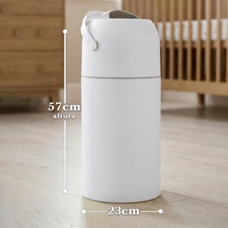 Lixeira Antiodor Para Fraldas, Quarto do Bebê, Banheiro, Pet 15L Tamanho Família Exclusivo Baby Mel em Oferta na Shopee