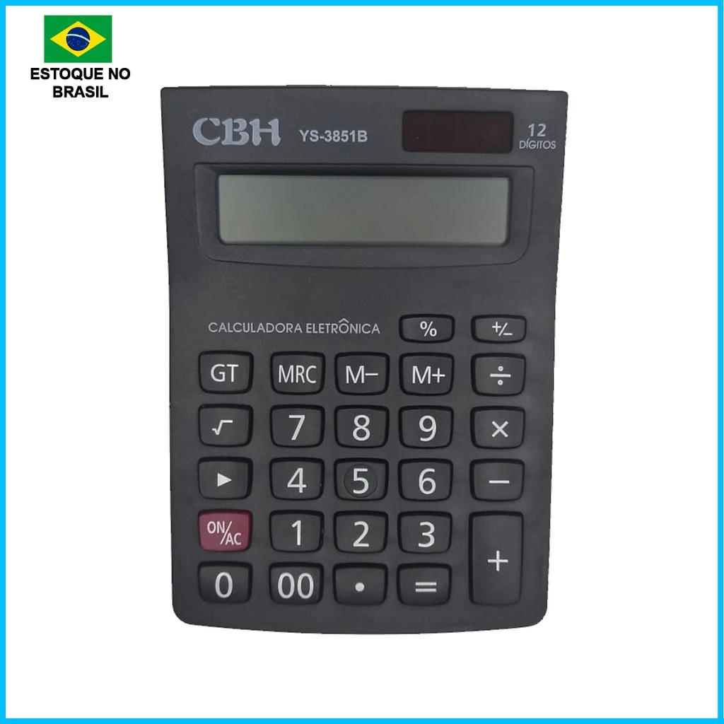 Calculadora eletrônica De Mesa Comercial Escritório sala 12 Dígitos - Enviamos no mesmo dia!