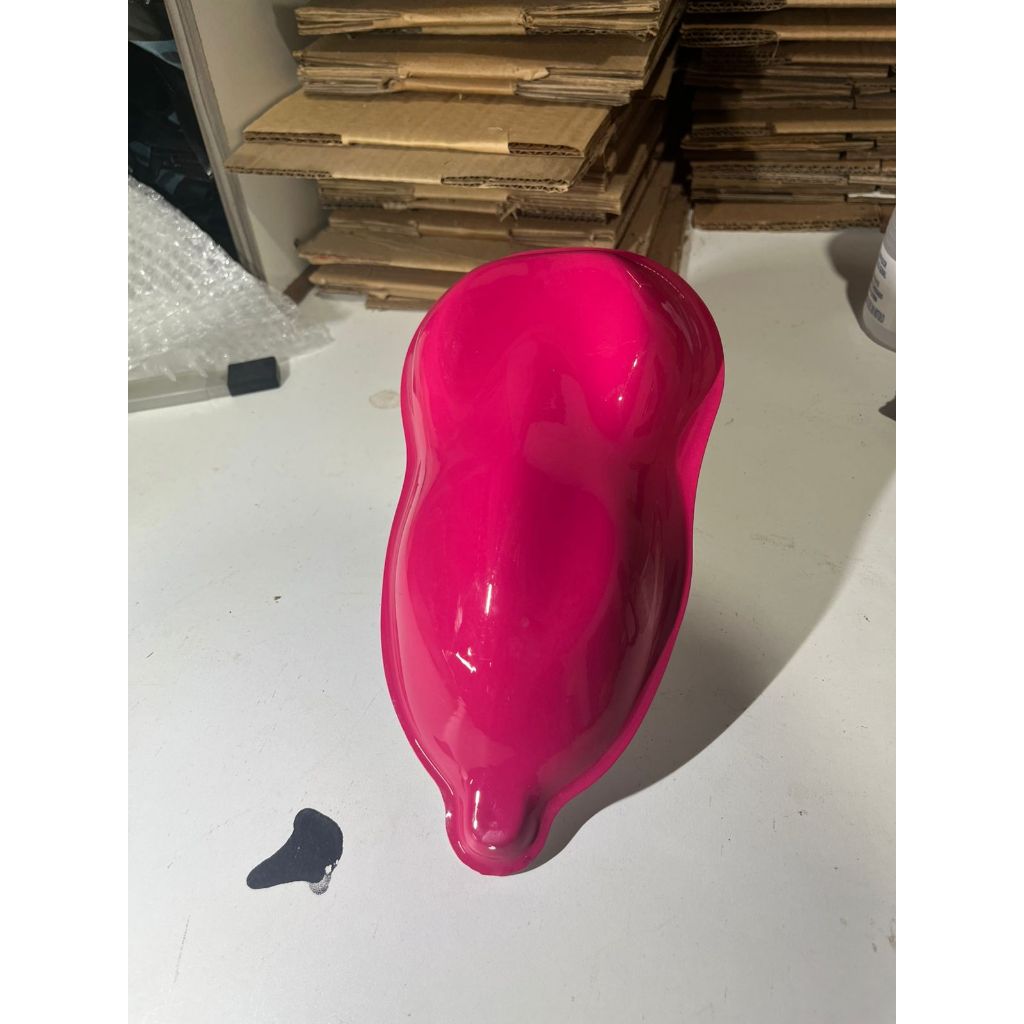 Tinta automotiva base poliester Rosa pink solido em Oferta na Shopee