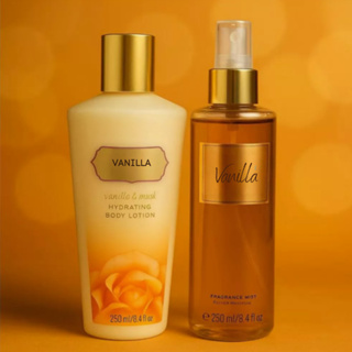 Kit Vanilla Body Splash 250ml + Creme Hidratante 250ml em Oferta na Shopee