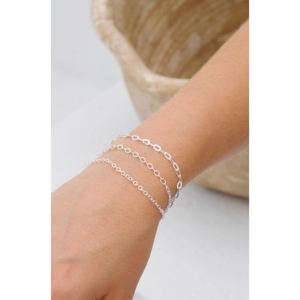 Pulseira tripla verona a prata 925 em Oferta na Shopee