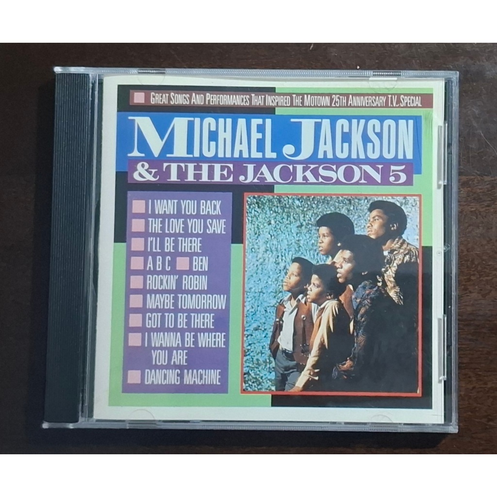 Michael Jackson & The Jackson 5 CD Motown 25th Anniversary TV Special Importado USA usado praticamente novo raridade