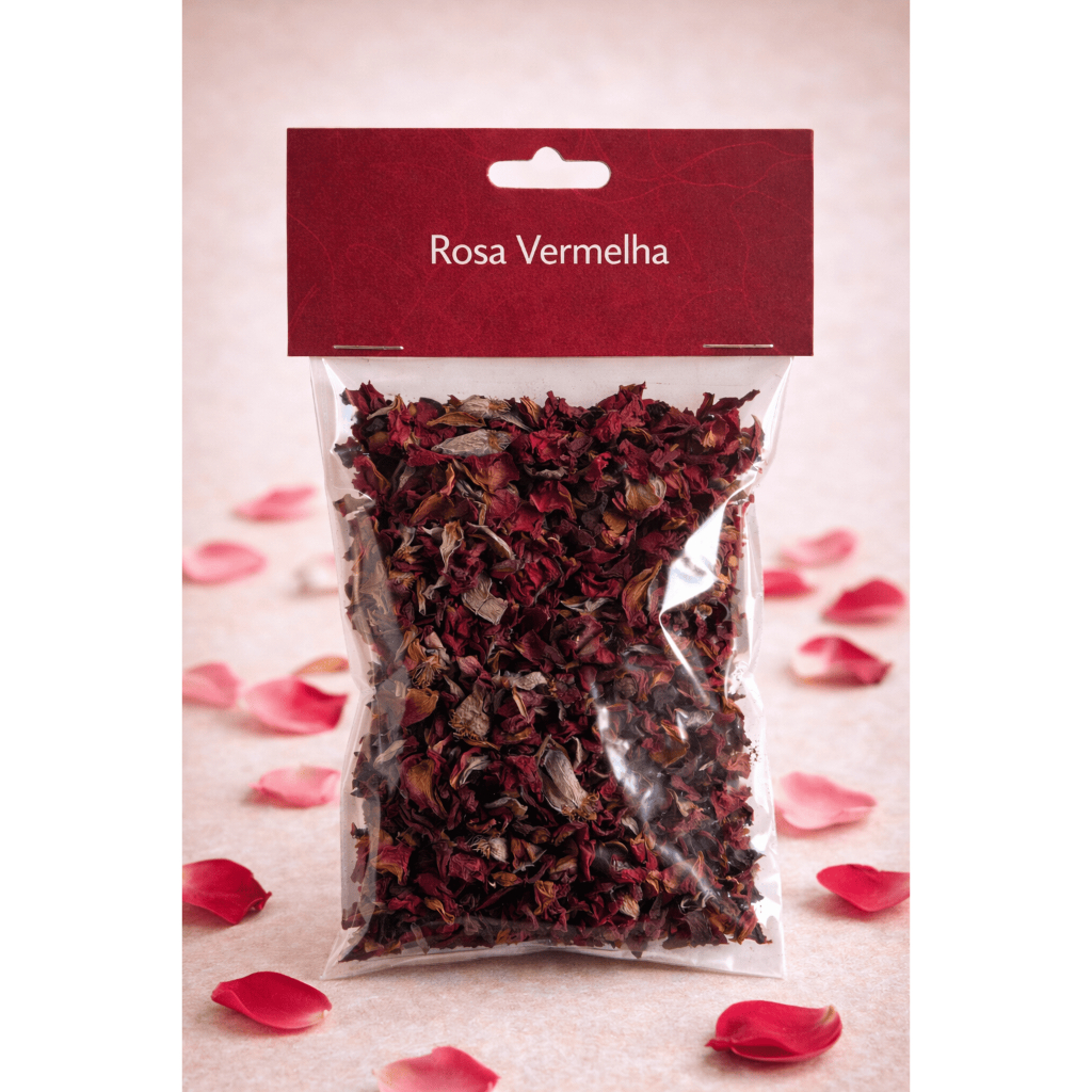 Rosa Vermelha Desidratada para Chá e Banho • Amor Próprio em Oferta na Shopee