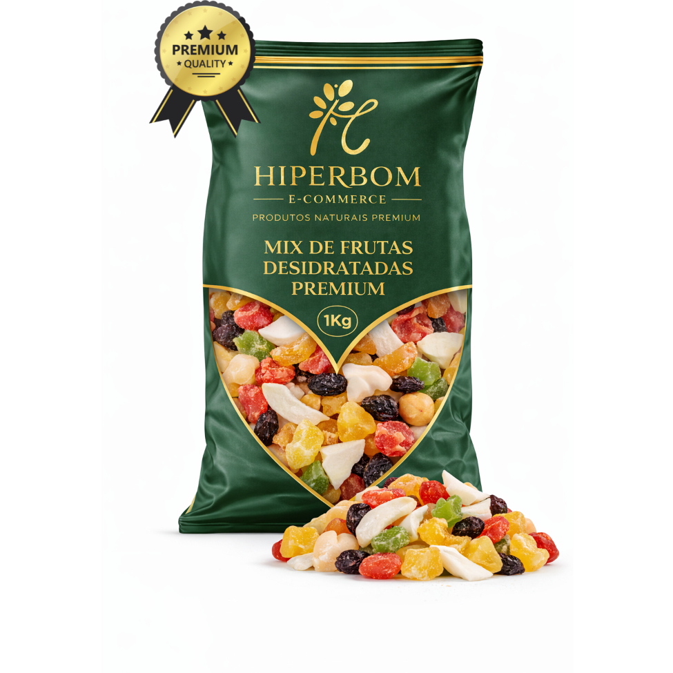 Mix De Frutas Desidratadas 1kg em Oferta na Shopee