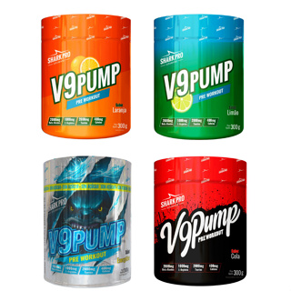Pré Treino V9 Pump Pote 300g - Shark Pro em Oferta na Shopee