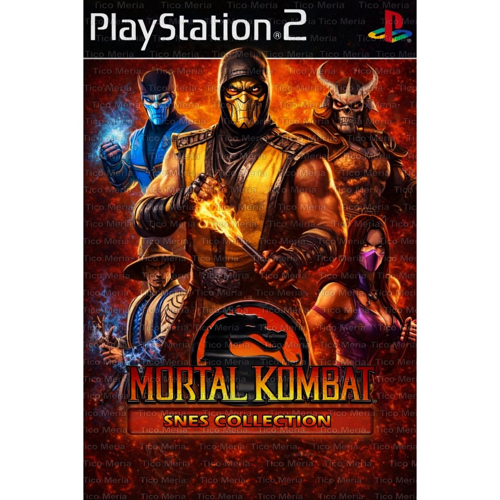jogo mortal kombat snes collection ps2