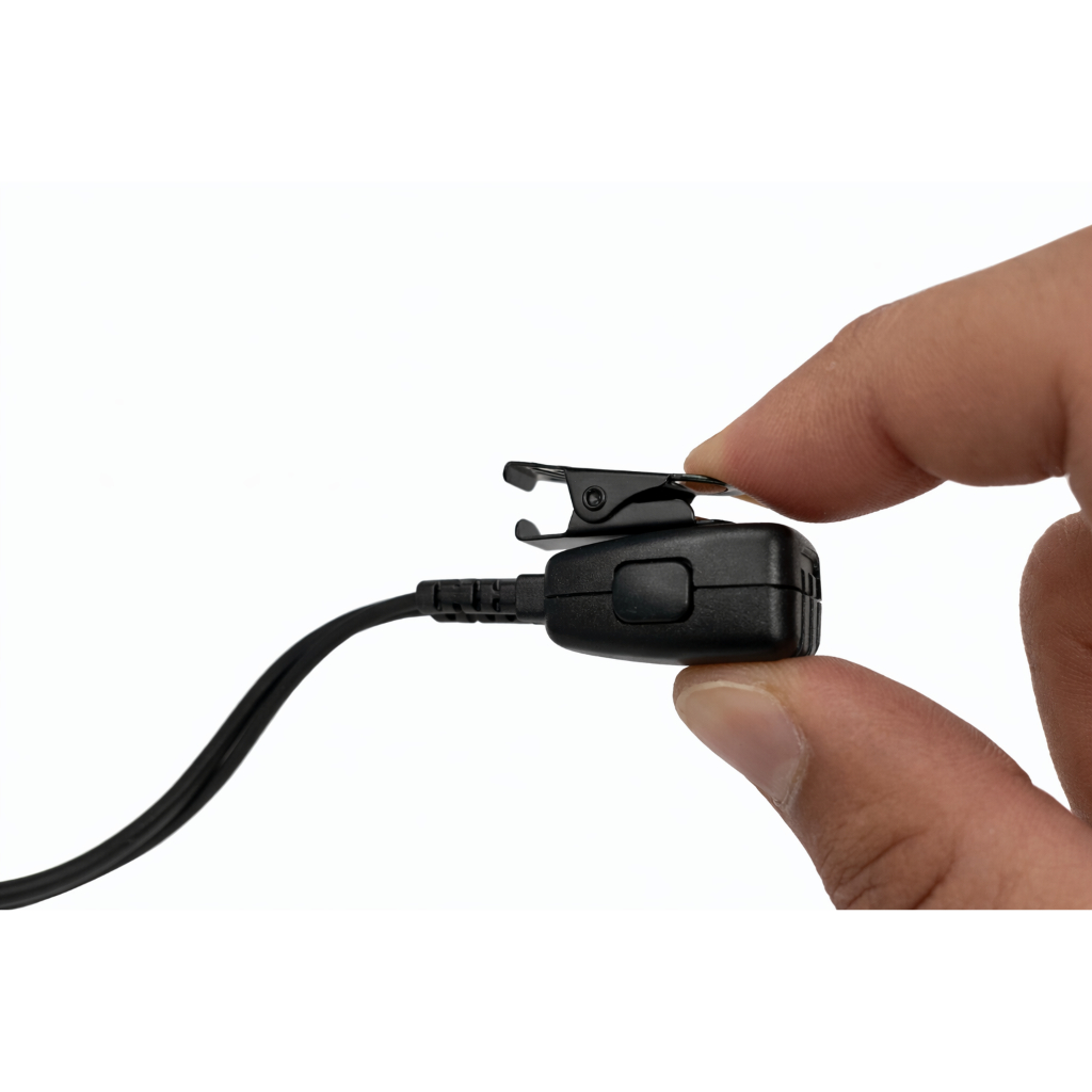 Fone de Ouvido PTT com Microfone - 2 Pin Para Motorola Gp88 Gp68 Gp300 Gp88S Gp3688 Gp3188 Dep450 Ep450 Walkie Talkie — imagem 2 de 2