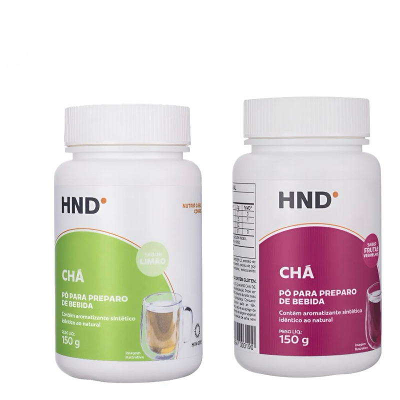 Kit Chá de Limão+ Chá de Frutas vermelhas HND