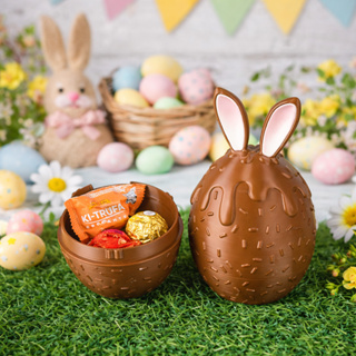 Ovo de Páscoa Decorativo com Orelhas | Porta Bombons ou Brinquedos | Presente Diferente em Oferta na Shopee