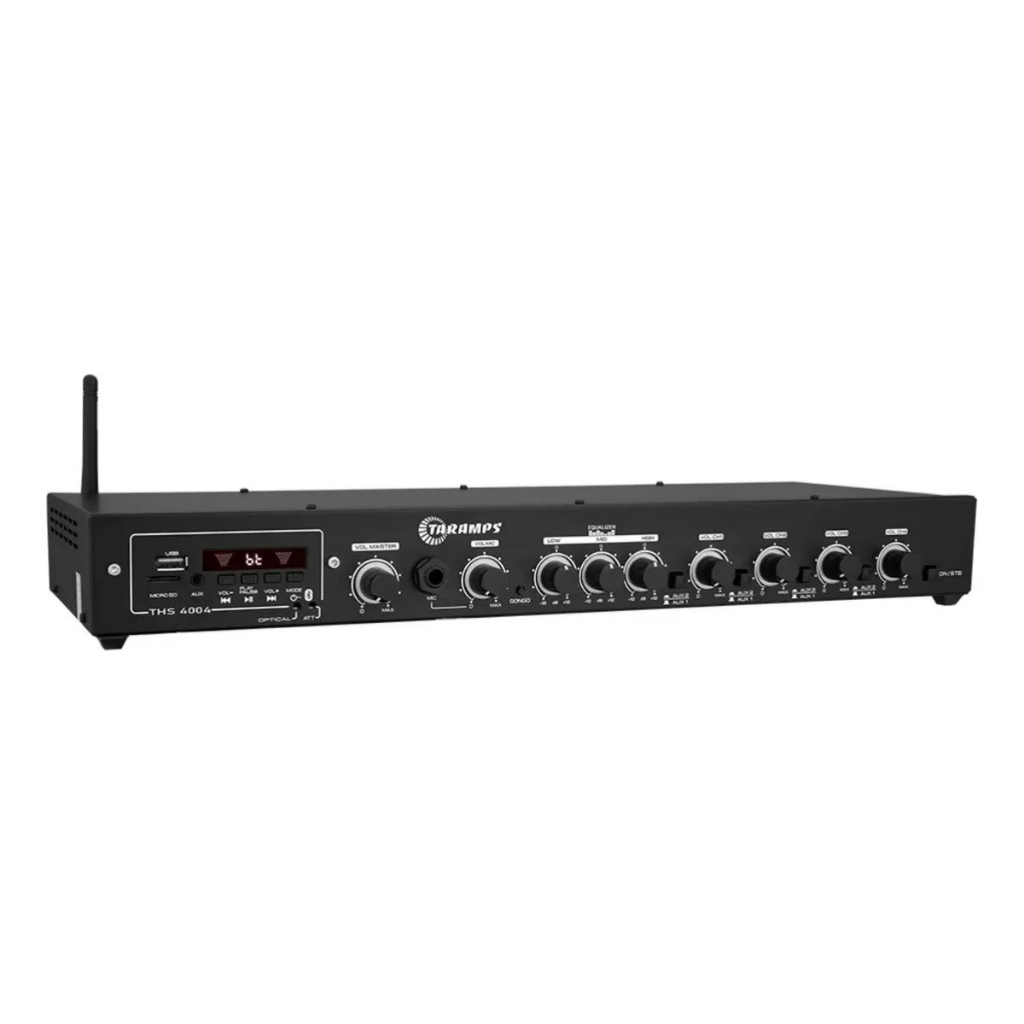 Amplificador Receiver Residencial Taramps Ths 4004 400w Rms