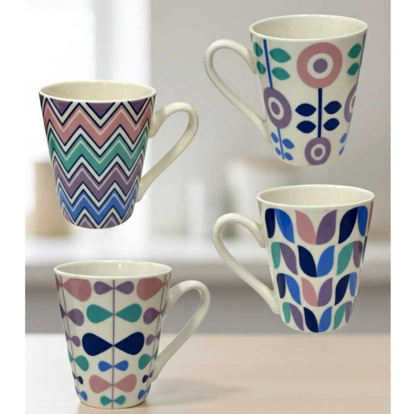 Caneca xicara  de Porcelana Estilo Azulejo Português – 300ml chá- café- suco- copo em Oferta na Shopee