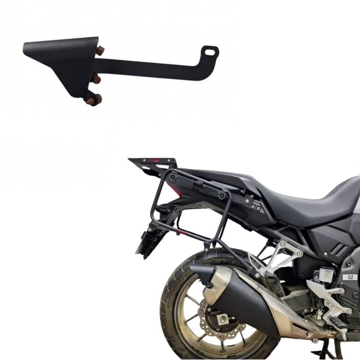 Direcionador protetor de Gases Defletor Para Escapamento Chapam - Honda Nx 500
