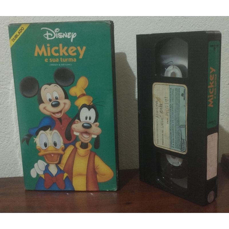 VHS Mickey e sua Turma - Walt Disney