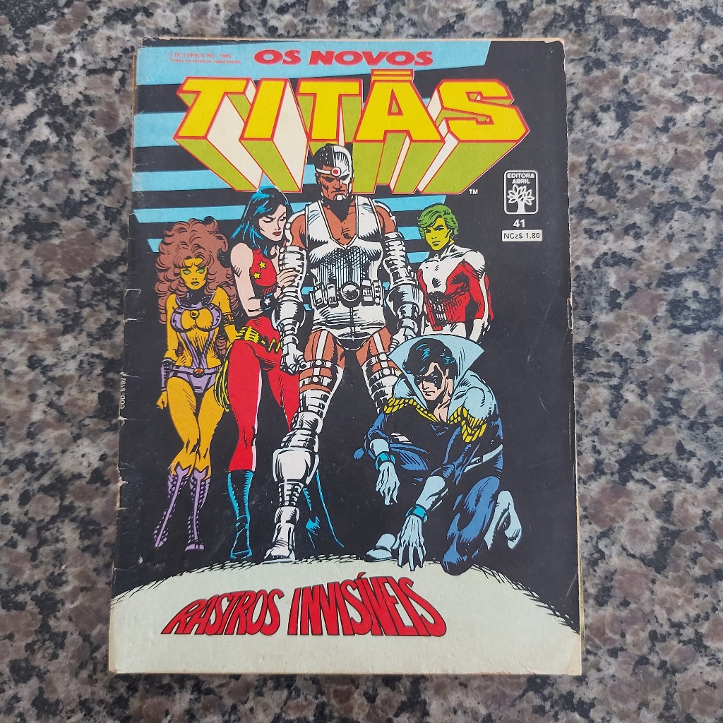 Formatinho Gibi Marvel Raridade Dc Comics Os Novos Titas 41
