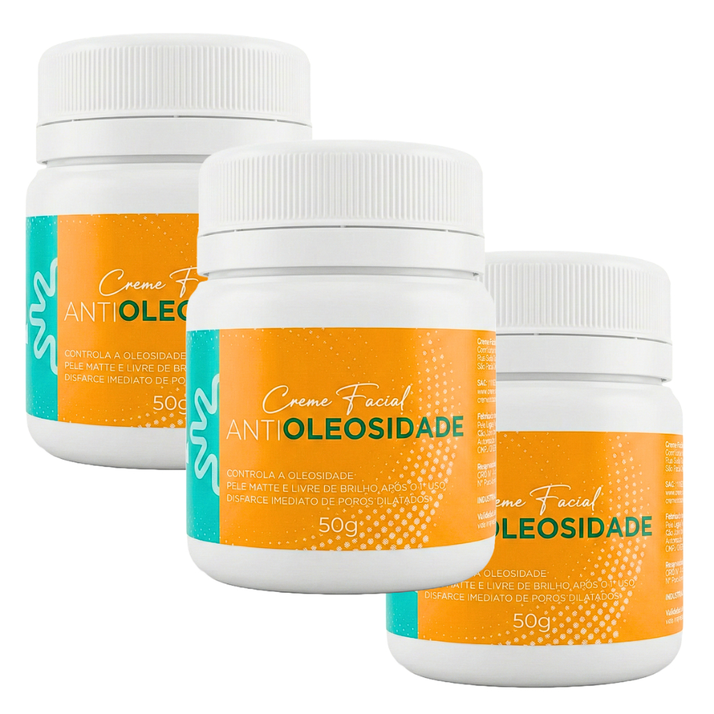 Creme Facial Efeito Matte Nativa Brasil - Zero Oleosidade e Poros, Toque Seco, Efeito Blur Imediato