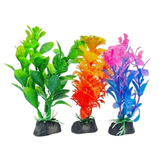Planta de aquário de plástico - Gabriel MG em Oferta na Shopee