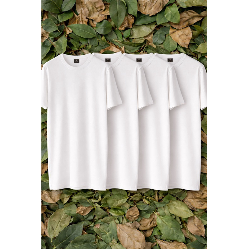 kit 4 Camisetas brancas Básicas Lisas Para quem trabalha de branco ou a Religião exige vestir Branco