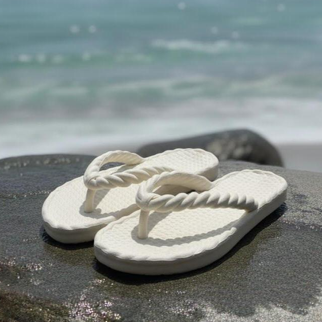 Detalhes do Sandália Trançada Chinelo Plataforma Nuvem Feminina Rasteira Praia Leve e Macia - Envio Rápido