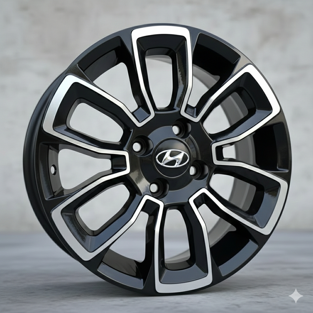 Jogo De Roda Aro 15 Hyundai Hb20 Comfort 1.0 Sense Vision 2014/15/16/17/18/19/20 4x100