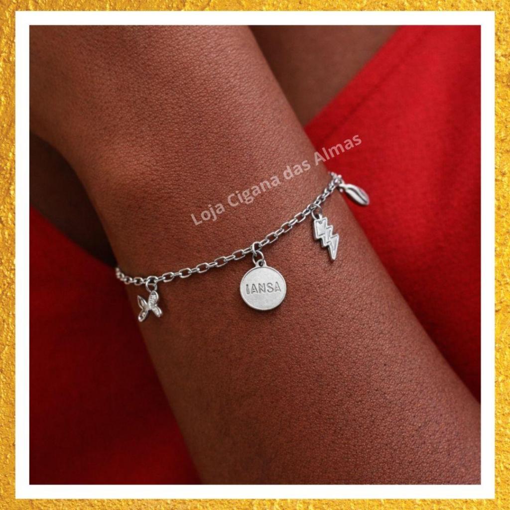 Pulseira Iansa orixá umbanda candomblé