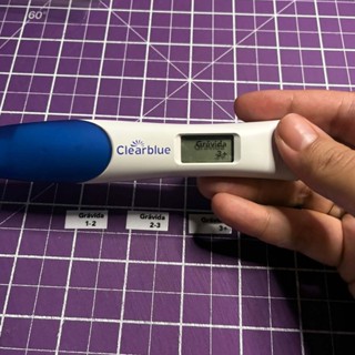 Adesivo para teste gravidez ClearBlue Positivo 2x1cm em Oferta na Shopee