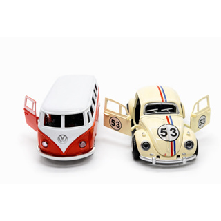 Kit Miniaturas Volkswagen Fusca Herbie 53 + Kombi Metal Diecast Brinquedo Colecionável em Oferta na Shopee