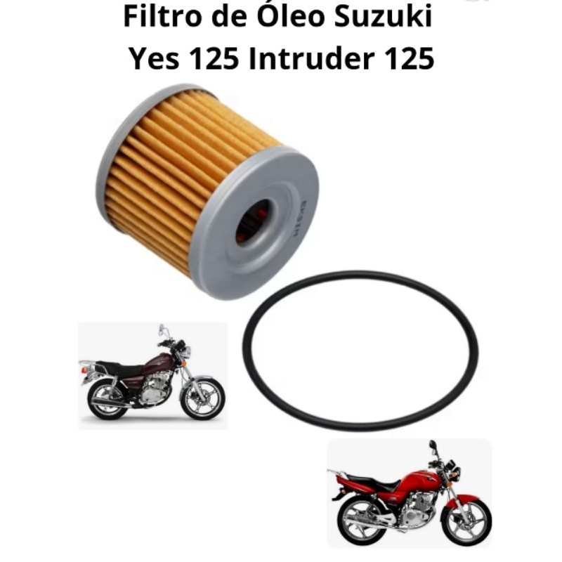 Filtro de Óleo Moto Suzuki Yes Intruder Katana 125 150 Alta Durabilidade