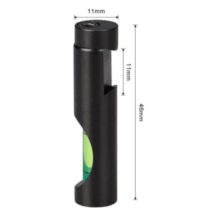 Nivelador Bolha Reto Nível Luneta Scope Trilho 11mm