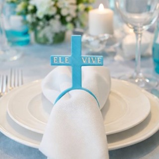 Kit 12 Anéis Porta Guardanapo Ele Vive | Decoração Páscoa Cristã | Mesa Posta em Oferta na Shopee