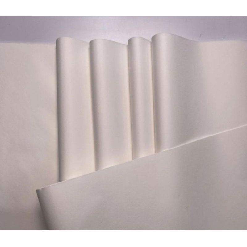 Papel de Seda Super Branco - 50x35 Pct 100 ou 50 folhas, Embalagem roupa,doces rococó, pipas embrulhos em Oferta na Shopee
