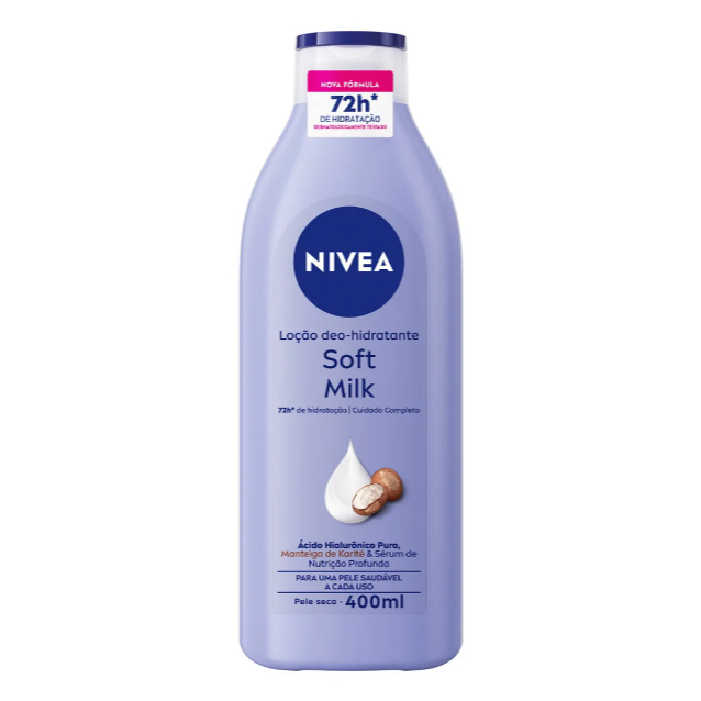 Body Loção Hidratante Soft Milk Pele Seca 200ML Nivea em Oferta na Shopee