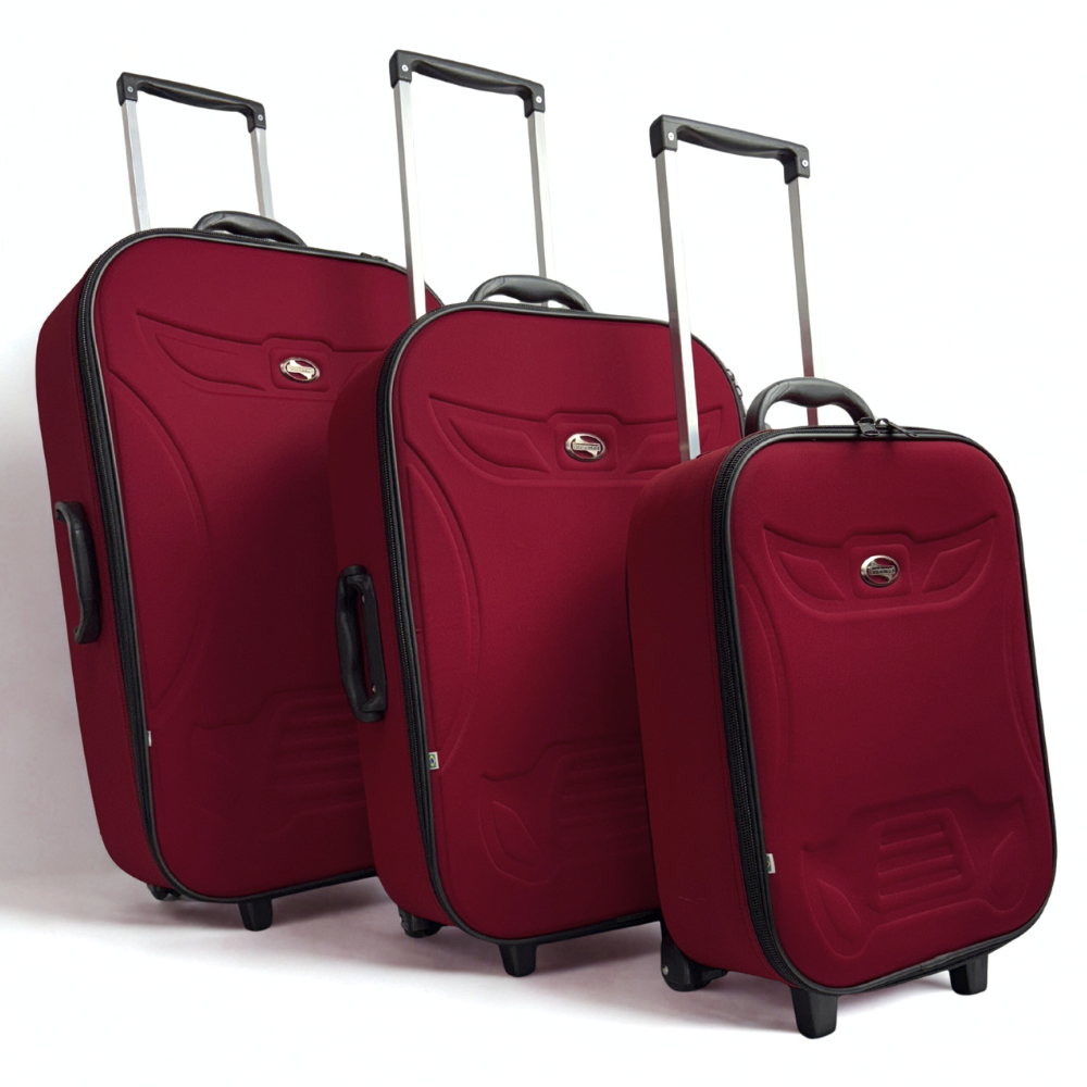 Conjunto mala de viagem - bordo média grande - Kit 3 Malas resistente de rodinha Grotaferrata